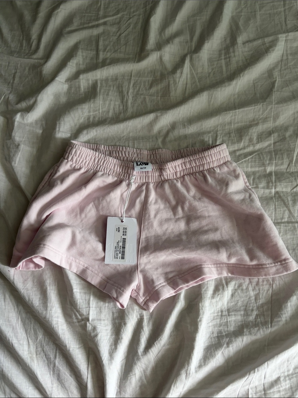 Harlow Light Pink Cotton-Blend Sleep Shorts